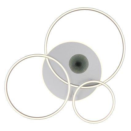 Globo - Plafoniera LED dimmerabile LED/54W/230V 2700-6500K 90x70 cm argento + telecomando