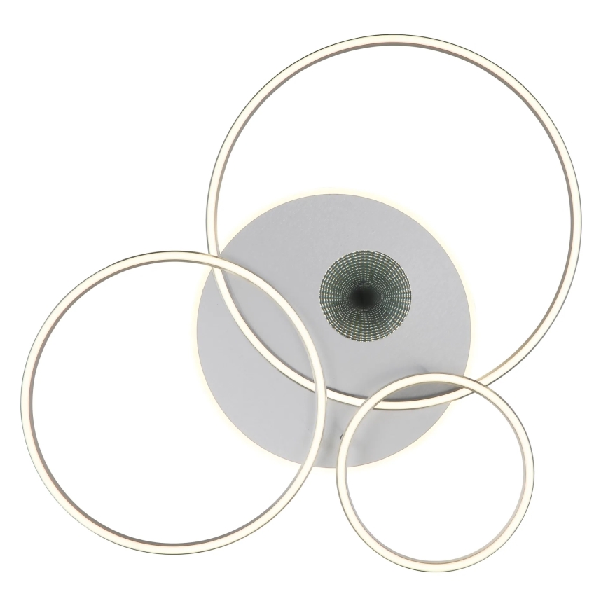 Globo - Plafoniera LED dimmerabile LED/54W/230V 2700-6500K 90x70 cm argento + telecomando