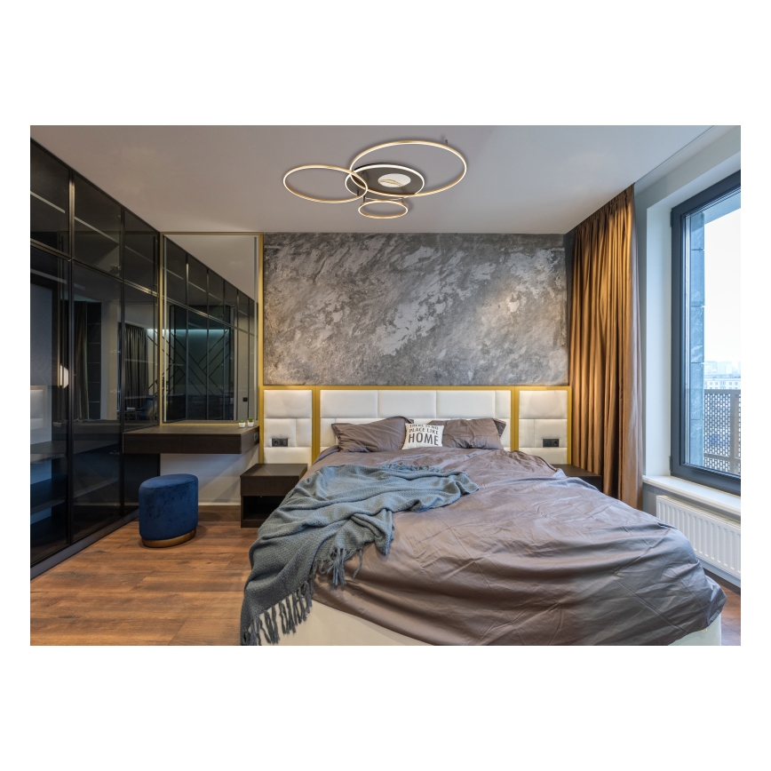Globo - Lampada da soffitto dimmerabile LED/70W/230V 2700-6500K oro + telecomando