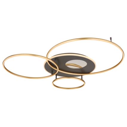 Globo - Lampada da soffitto dimmerabile LED/70W/230V 2700-6500K oro + telecomando