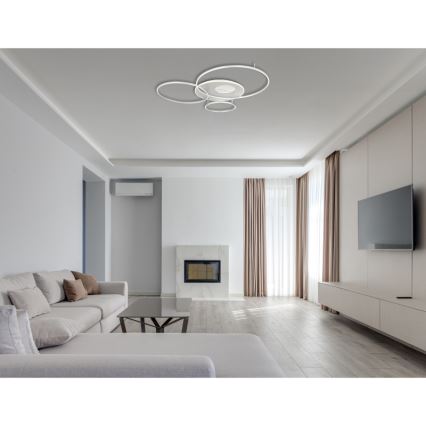 Globo - Plafoniera LED dimmerabile LED/70W/230V 2700-6500K cromo opaco + telecomando