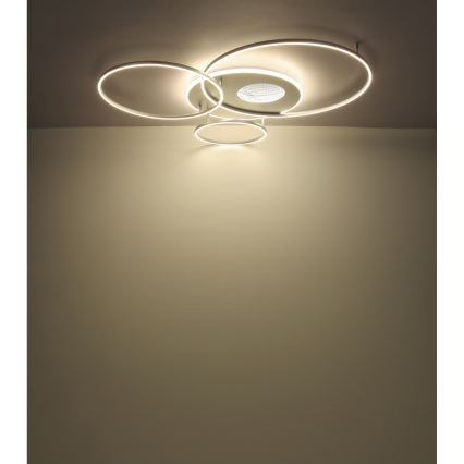 Globo - Plafoniera LED dimmerabile LED/70W/230V 2700-6500K cromo opaco + telecomando