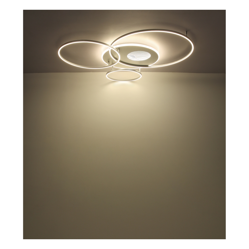 Globo - Plafoniera LED dimmerabile LED/70W/230V 2700-6500K cromo opaco + telecomando