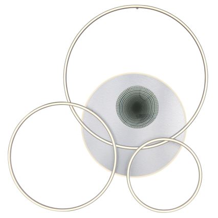 Globo - Plafoniera LED dimmerabile 70W/230V 2700-6500K cromo satinato + telecomando