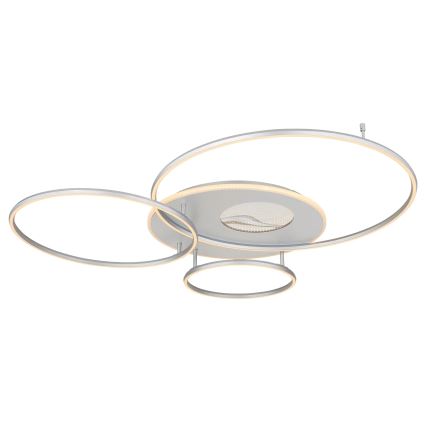 Globo - Plafoniera LED dimmerabile LED/70W/230V 2700-6500K Wi-Fi Tuya cromo opaco + telecomando