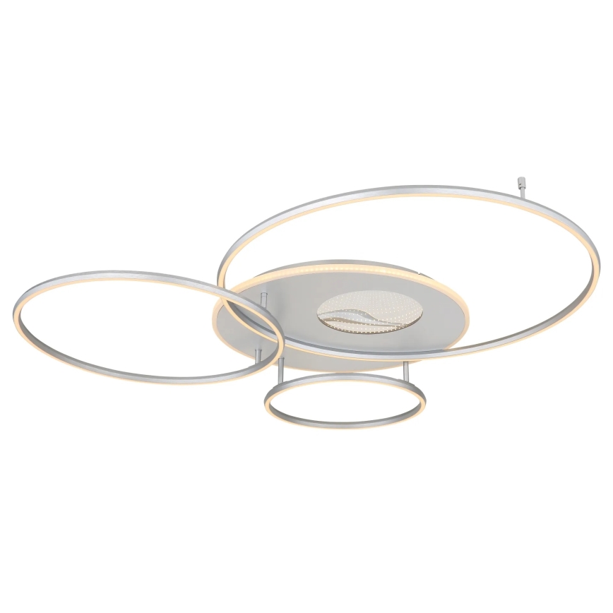 Globo - Plafoniera LED dimmerabile LED/70W/230V 2700-6500K Wi-Fi Tuya cromo opaco + telecomando