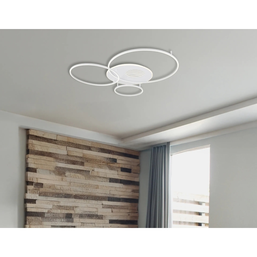 Globo - Plafoniera LED dimmerabile LED/70W/230V 2700-6500K 105x26,5 cm bianco + telecomando