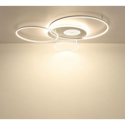 Globo - Plafoniera LED dimmerabile LED/70W/230V 2700-6500K 105x26,5 cm bianco + telecomando