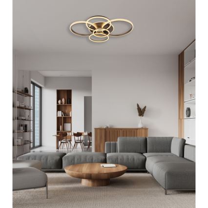 Globo - Plafoniera LED LED/70W/230V 3000K 88x110 cm antracite