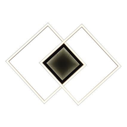 Globo - Plafoniera LED dimmerabile LED/32W/230V 2700-6500K 42,6x42,6 cm nero + telecomando