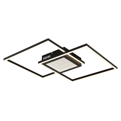 Globo - Plafoniera LED dimmerabile LED/32W/230V 2700-6500K 42,6x42,6 cm nero + telecomando