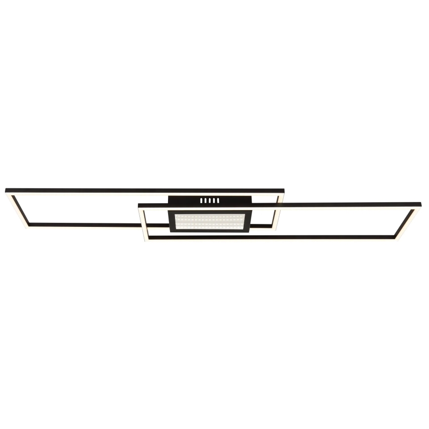 Globo - Plafoniera LED dimmerabile LED/42W/230V 2700-6500K 19,6x96 cm nera + telecomando