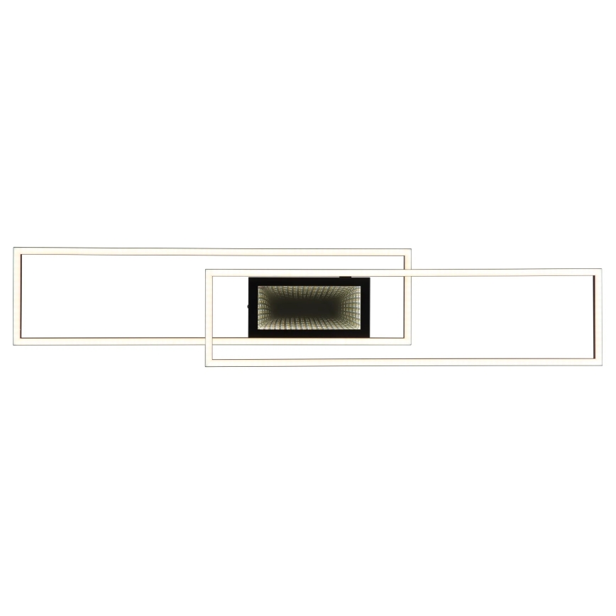 Globo - Plafoniera LED dimmerabile LED/42W/230V 2700-6500K 19,6x96 cm nera + telecomando