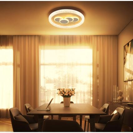 Globo - Plafoniera LED/40 W/230 V 3000 K Ø 49,5 cm oro