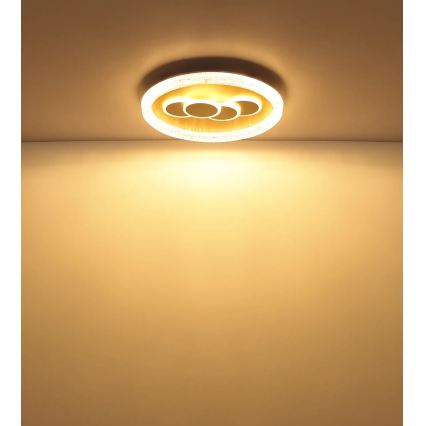 Globo - Plafoniera LED/40 W/230 V 3000 K Ø 49,5 cm oro