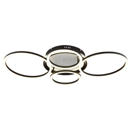 Globo - Plafoniera LED/40W/230V 4000K 72x52 cm nera