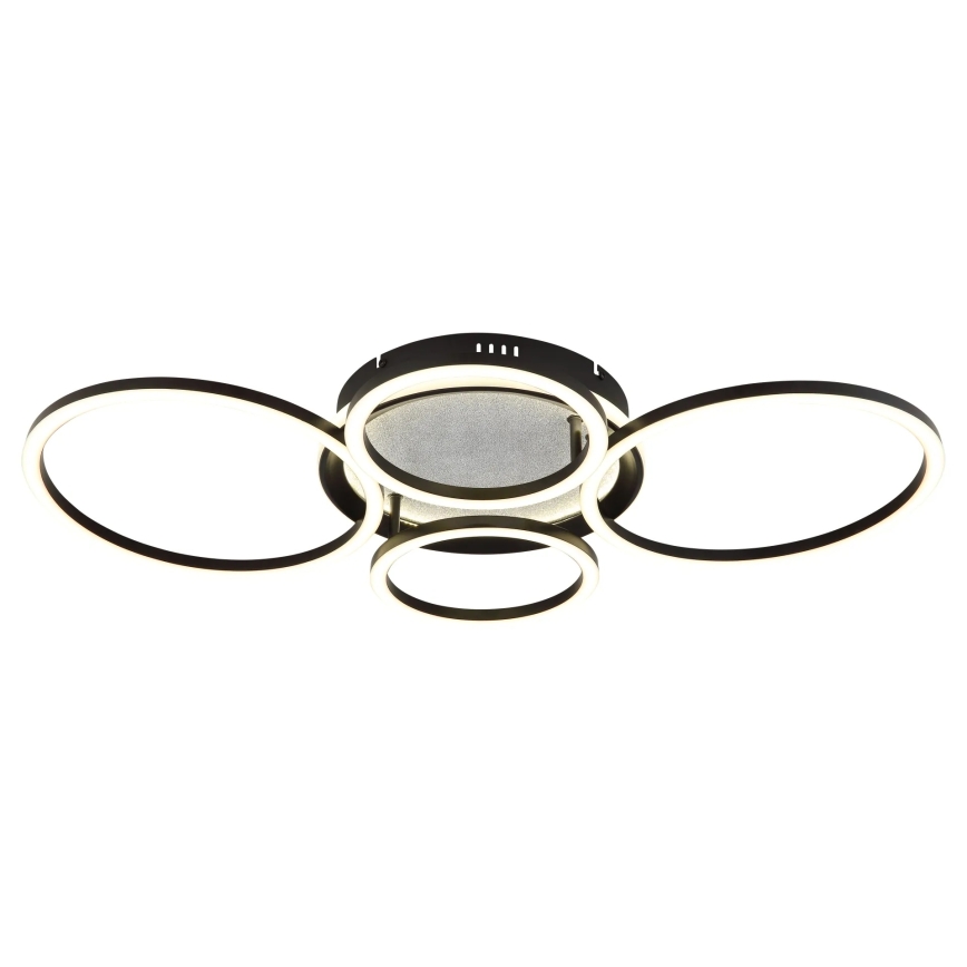 Globo - Plafoniera LED/40W/230V 4000K 72x52 cm nera