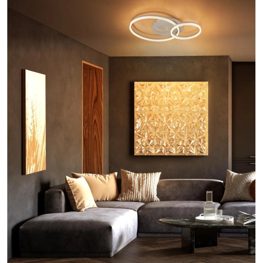 Globo - Plafoniera LED/30W/230V 3000K 70x50 cm beige