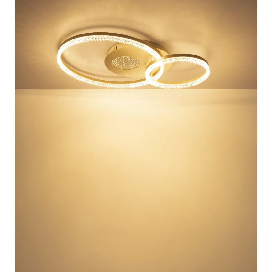 Globo - Plafoniera LED/30W/230V 3000K 70x50 cm beige