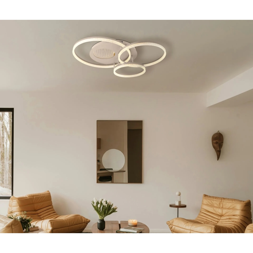 Globo - Plafoniera LED/40W/230V 3000K 78x60 cm beige