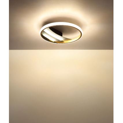 Globo - Plafoniera LED/12W/230V 3000/4000/6000K Ø 29,5 cm dorata