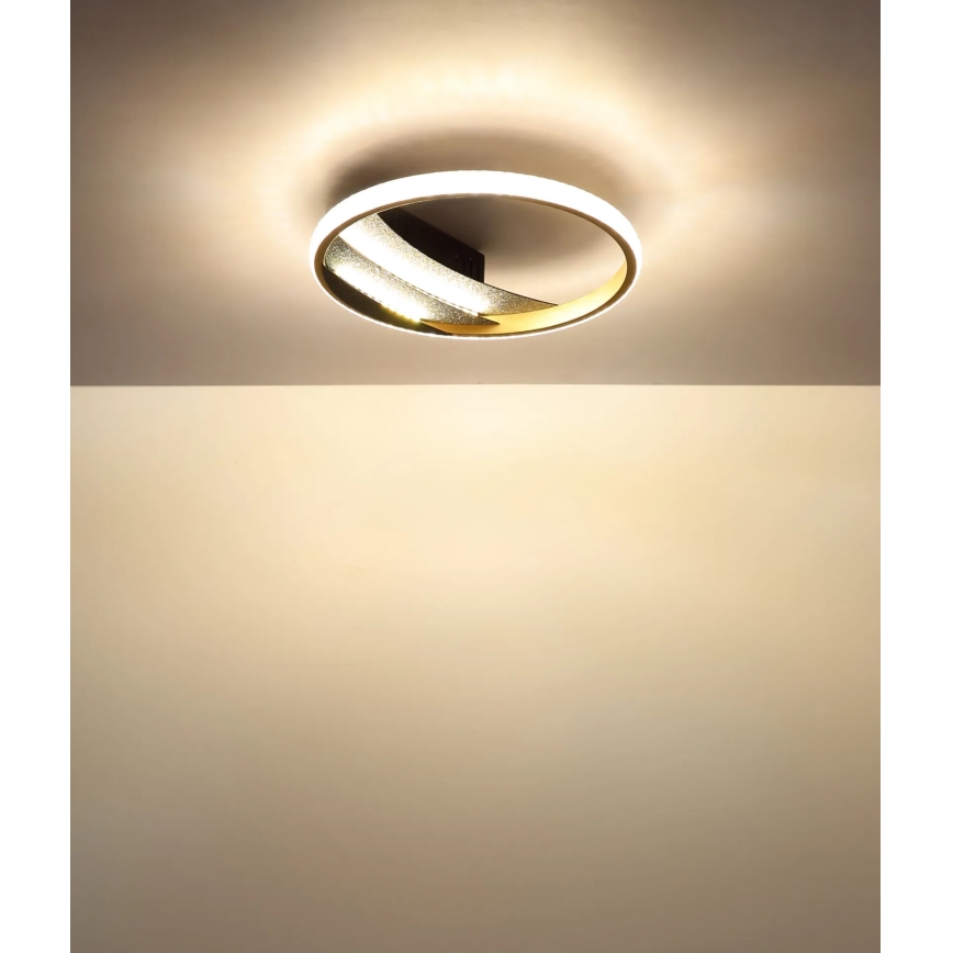 Globo - Plafoniera LED/12W/230V 3000/4000/6000K Ø 29,5 cm dorata
