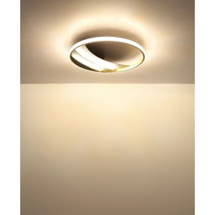 Globo - Lampada da soffitto LED, 24W, 230V, 3000/4000/6000K, Ø 41 cm, dorata