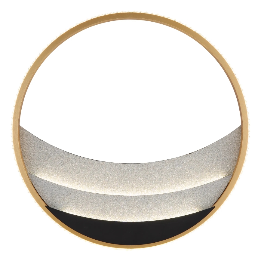 Globo - Lampada da soffitto LED, 24W, 230V, 3000/4000/6000K, Ø 41 cm, dorata