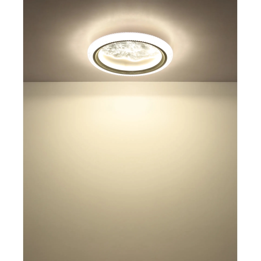 Globo - Plafoniera LED/28W/230V 3000/4200/6000K diam. 39,5 cm argento