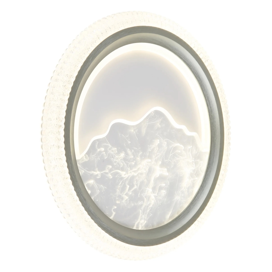 Globo - Plafoniera LED/28W/230V 3000/4200/6000K diam. 39,5 cm argento