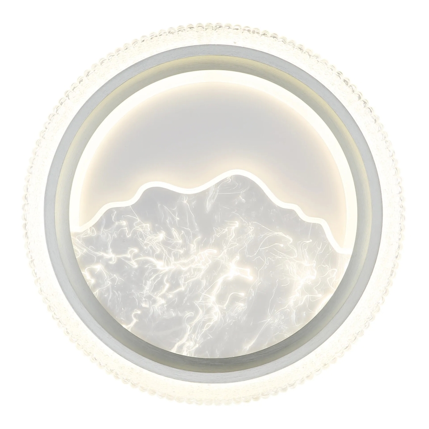 Globo - Plafoniera LED/28W/230V 3000/4000/6500K diam. 39,5 cm argento