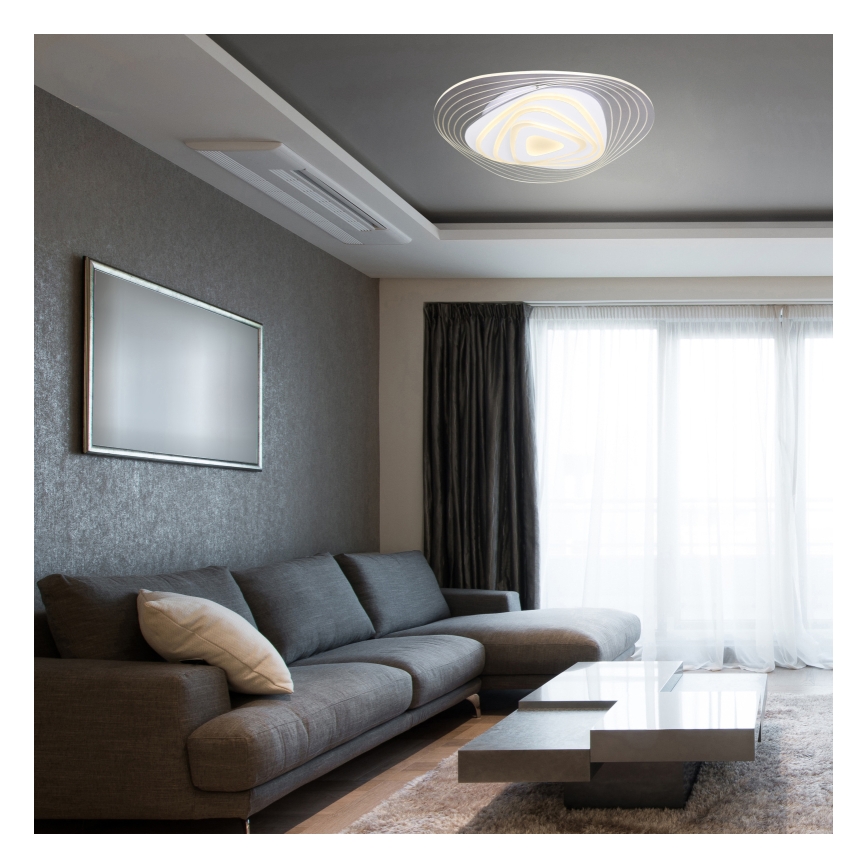 Globo - Plafoniera LED dimmerabile LED/40W/230V 3000-6500K 50,2x48,8 cm Wi-Fi Tuya + telecomando