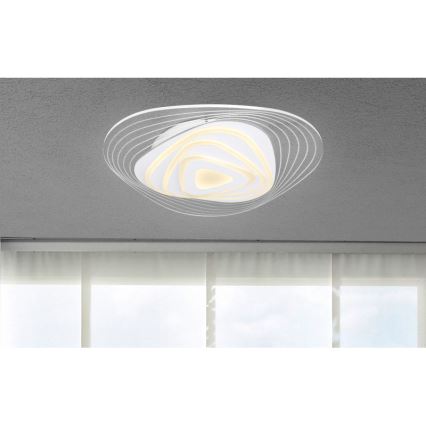 Globo - Plafoniera LED dimmerabile LED/40W/230V 3000-6500K 50,2x48,8 cm Wi-Fi Tuya + telecomando
