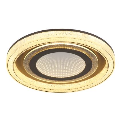 Globo - Plafoniera LED dimmerabile LED/48W/230V 2700-6000K diametro 48 cm antracite + telecomando