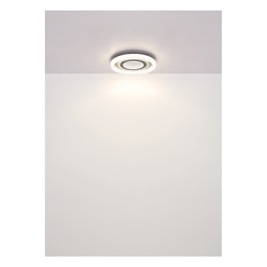 Globo - Plafoniera LED dimmerabile LED/48W/230V 2700-6000K diametro 48 cm antracite + telecomando