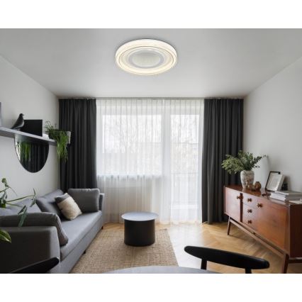 Globo - Plafoniera LED dimmerabile LED/48W/230V 2700-6000K diametro 48 cm bianco + telecomando