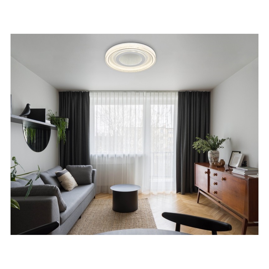 Globo - Plafoniera LED dimmerabile LED/48W/230V 2700-6000K diametro 48 cm bianco + telecomando