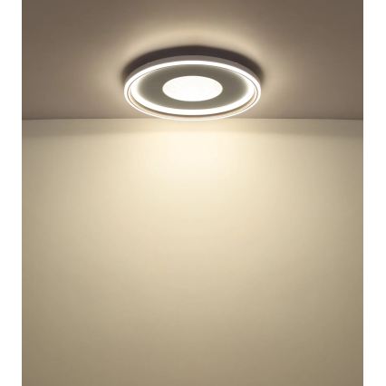 Globo - Plafoniera LED dimmerabile LED/60W/230V 2700-6000K Ø 59 cm bianco/crema + telecomando