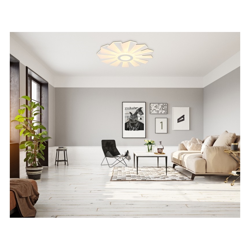 Globo - Plafoniera LED dimmerabile LED/58W/230V 2700-6000K diametro 50 cm bianco + telecomando