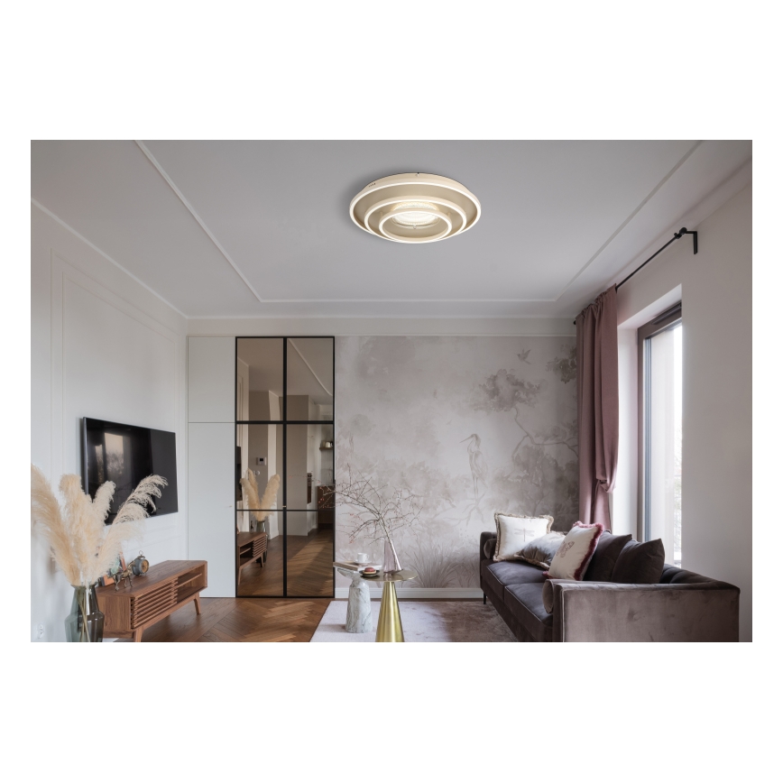 Globo - plafoniera LED/40W/230V 3000/4000/6000K Ø 51 cm beige
