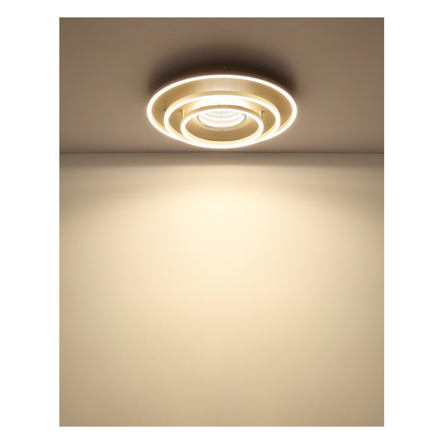 Globo - plafoniera LED/40W/230V 3000/4000/6000K Ø 51 cm beige