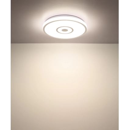 Globo - Plafoniera LED/24W/230V/3000/4000/6000K Ø 38 cm cromo opaco