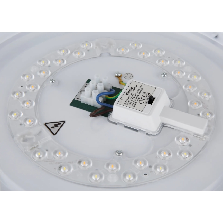 Globo - Plafoniera LED/24W/230V/3000/4000/6000K Ø 38 cm cromo opaco