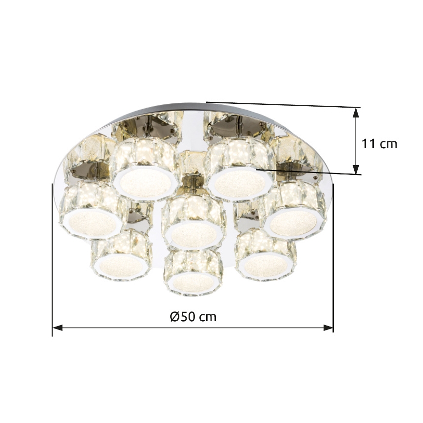 Globo - Plafoniera LED dimmerabile LED/64W/230V 4000K diametro 50 cm