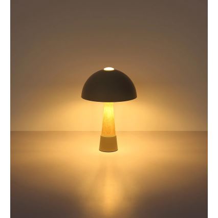 Globo - Lampada da tavolo 1xE27ILLU/40W/230V grigia