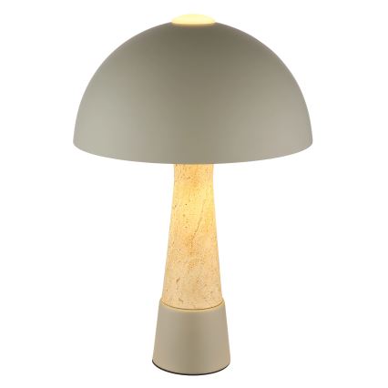 Globo - Lampada da tavolo 1xE27ILLU/40W/230V grigia