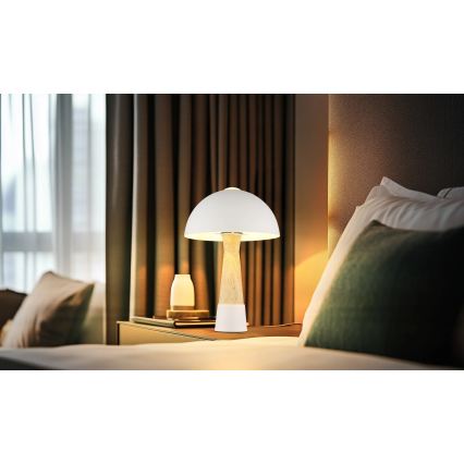 Globo - Lampada da tavolo 1xE27ILLU/40W/230V crema