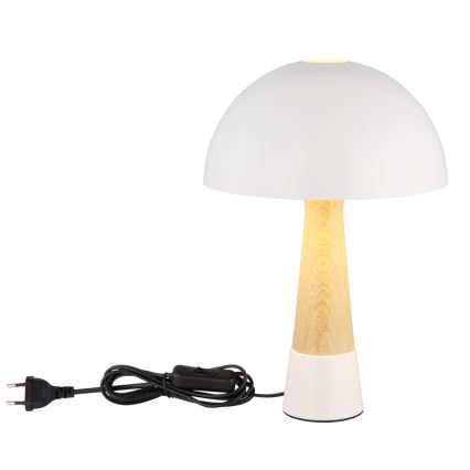 Globo - Lampada da tavolo 1xE27ILLU/40W/230V bianca
