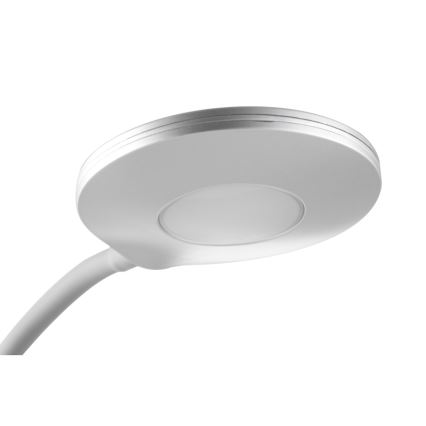 Globo - Lampada da tavolo flessibile LED Dimmerabile LED/4,6W/230V argento