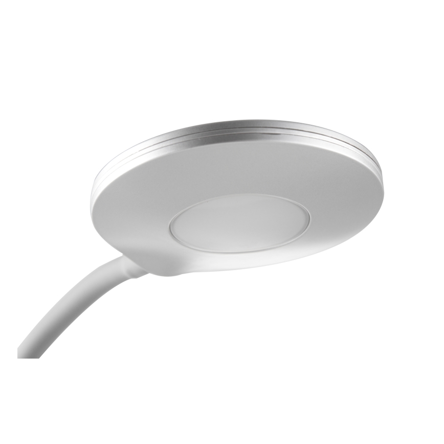 Globo - Lampada da tavolo flessibile LED Dimmerabile LED/4,6W/230V argento